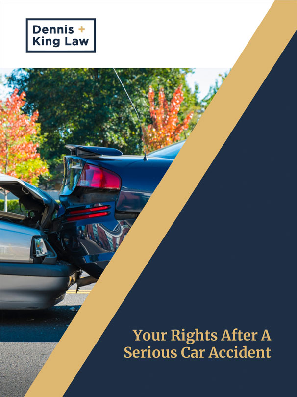 Personal injury attorneys - Cover of the the "know your rights after a serious car accident" PDF