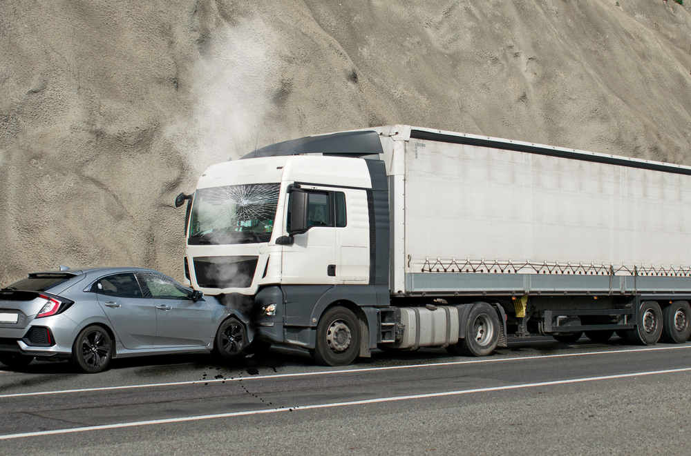 Photo of a Truck Accident